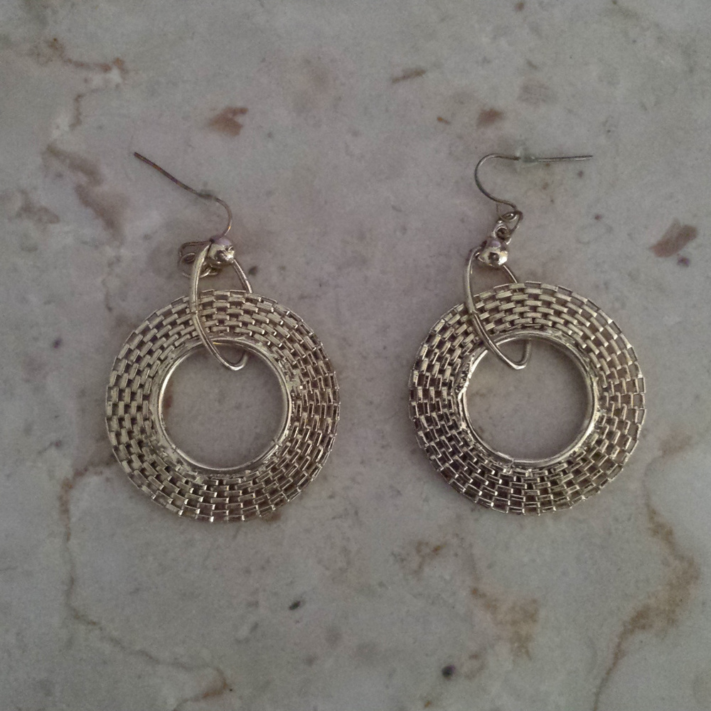 Gold Metal Earrings
